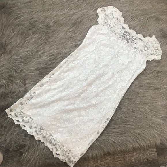 Onyx Nite Dresses & Skirts - White lace dress for bride